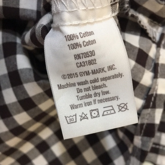 Crazy 8 Long Sleeve Multi-Check Button-Down Shirt Sz - Picture 3 of 4